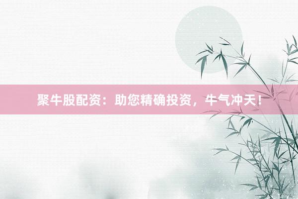 聚牛股配资：助您精确投资，牛气冲天！